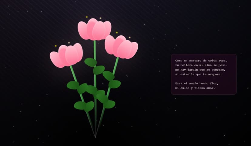 Noche de Tulipanes y Poesía