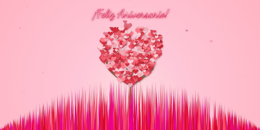 Árbol de Corazones: Jardín de Aniversario