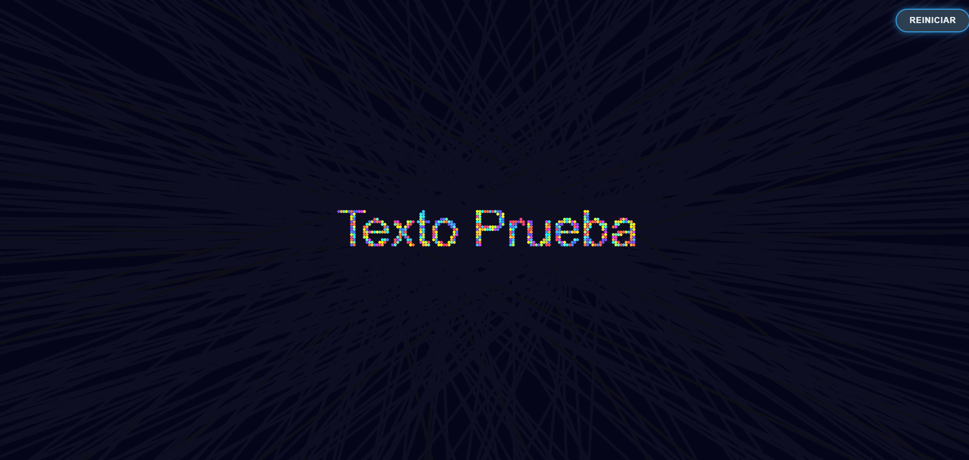 Fuegos Artificiales con Revelación de Texto