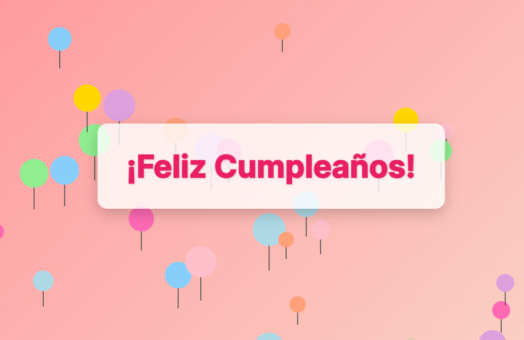 Celebración de Cumpleaños con Globos